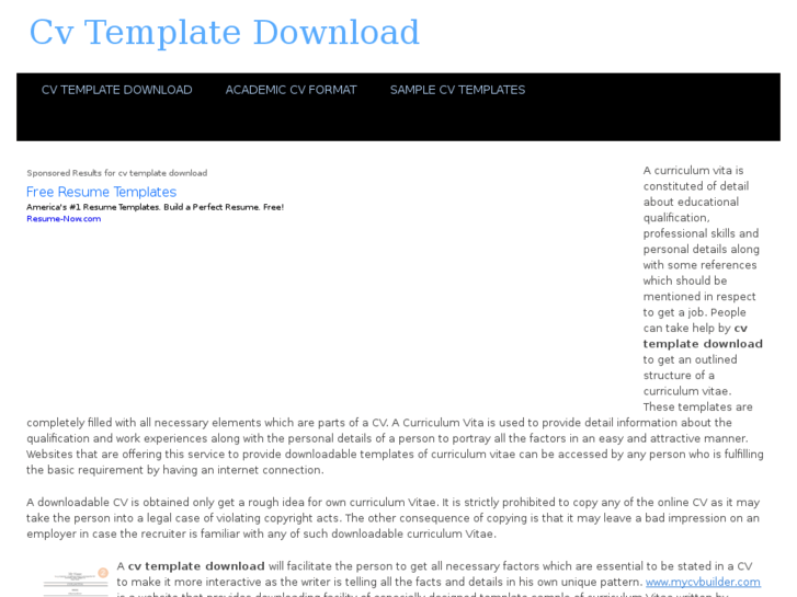 www.cvtemplatedownload.com