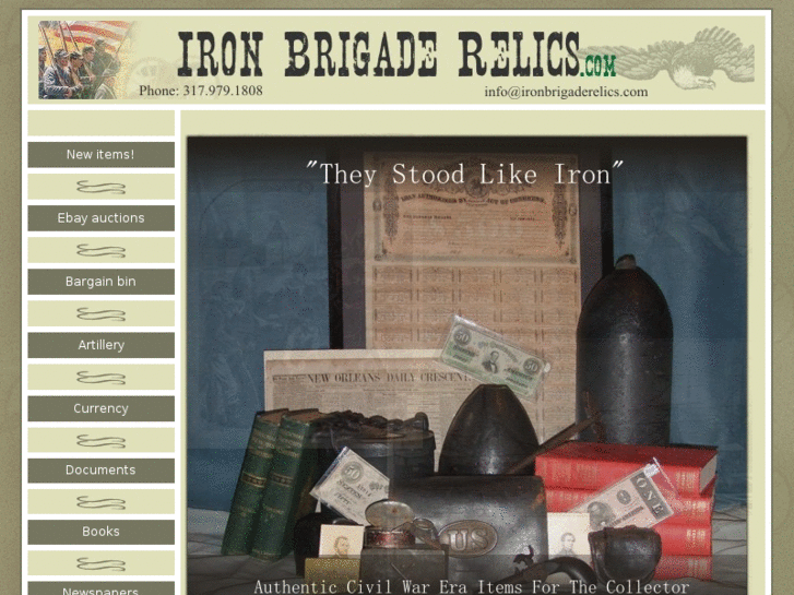 www.ironbrigaderelics.com