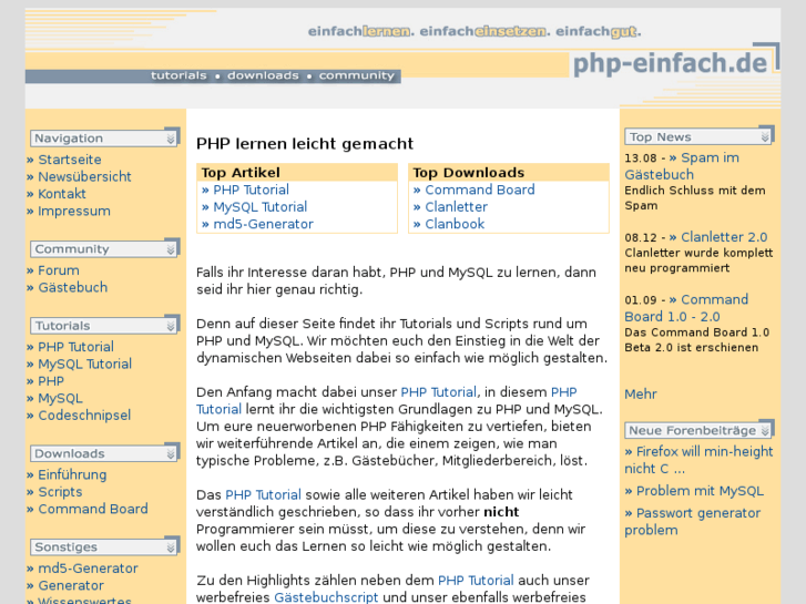 www.php-einfach.de