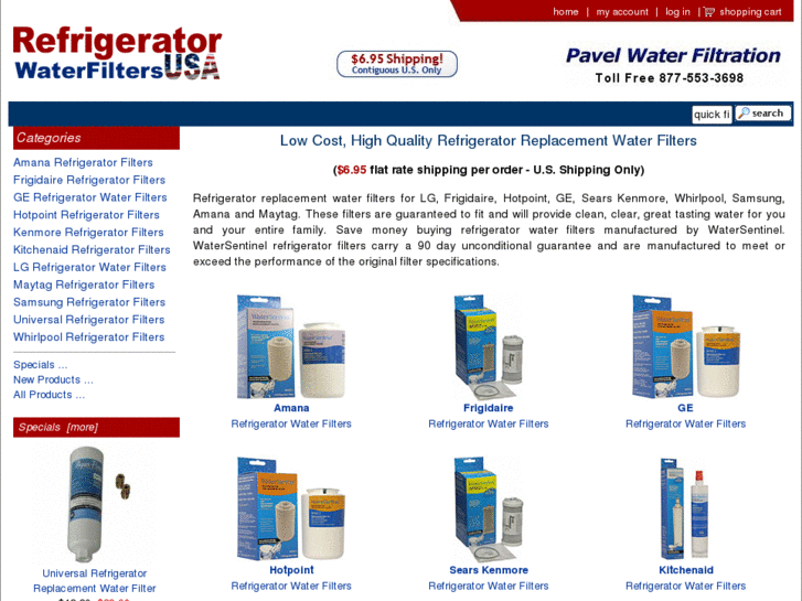 www.refrigeratorwaterfiltersusa.com