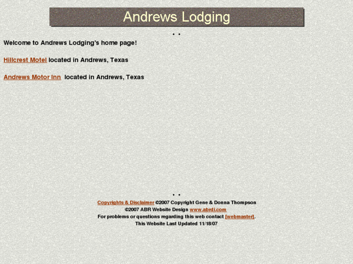 www.andrewslodging.com