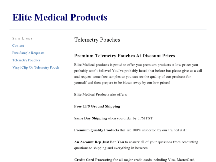 www.elitemedicalproductsinc.com