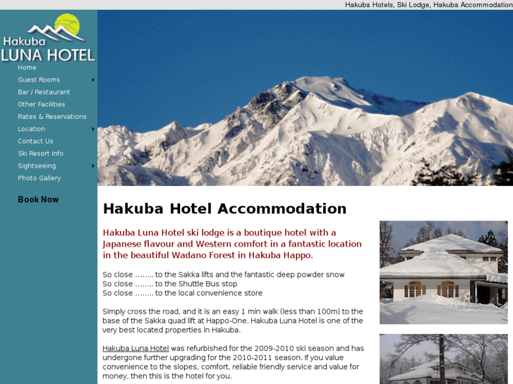 www.hakubalunahotel.com