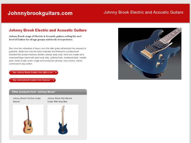 www.johnnybrookguitars.com