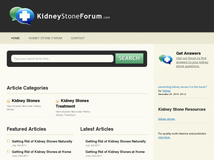 www.kidneystoneforum.com