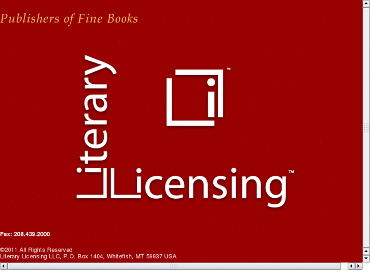 www.literarylicensing.com