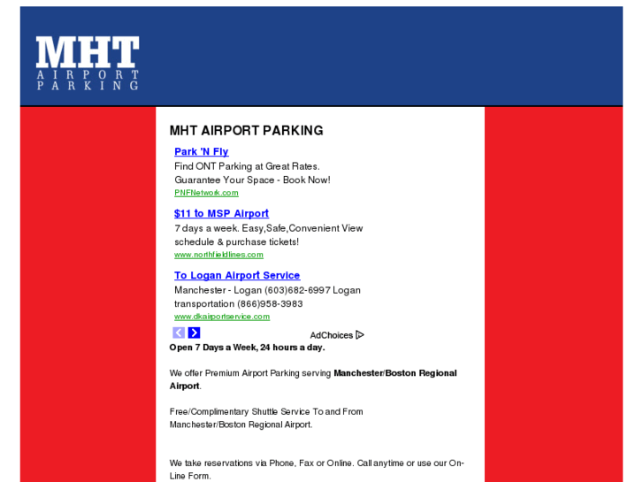 www.mhtairportparking.com