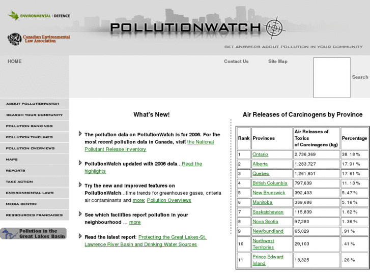 www.pollutionwatch.org