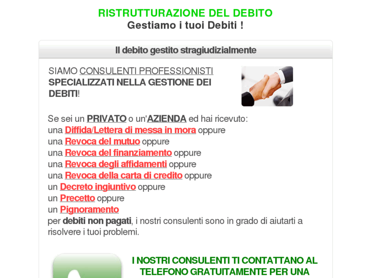 www.ristrutturazionedeldebito.com