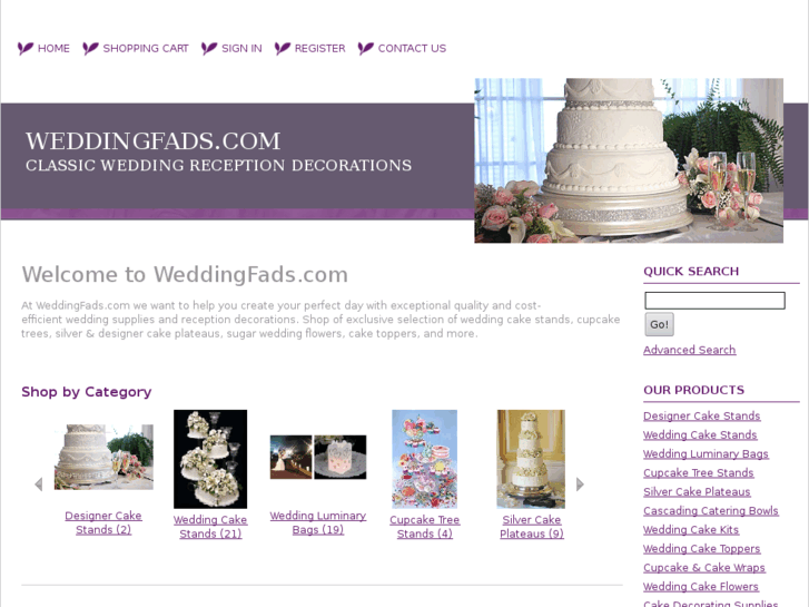 www.weddingfads.com