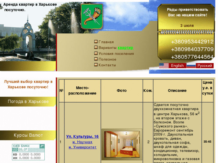 www.apartments-kharkov.net