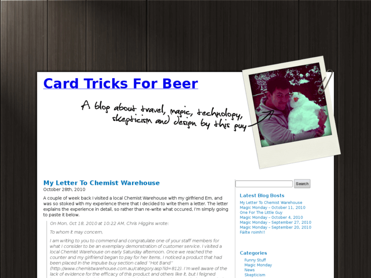 www.cardtricksforbeer.com