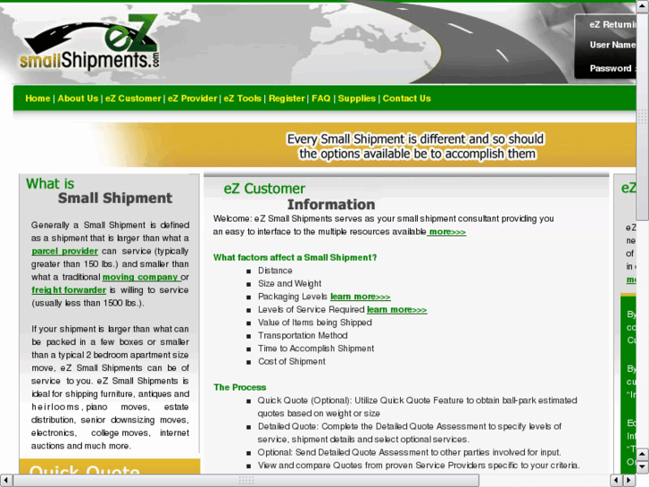 www.ezsmallshipments.org