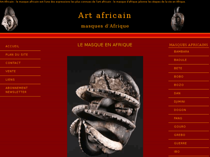 www.masque-africain.com