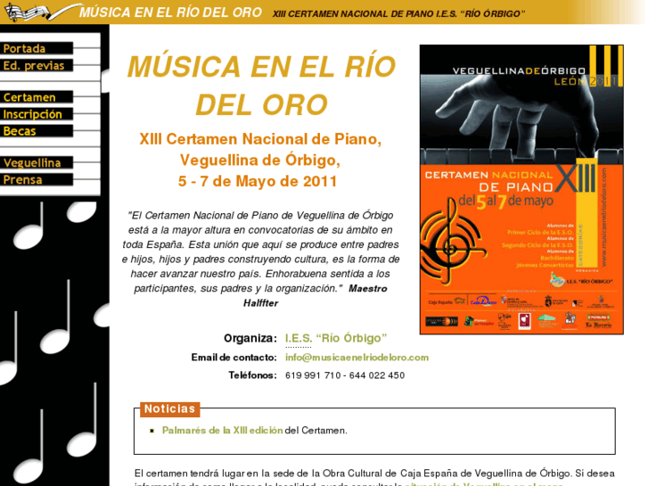 www.musicaenelriodeloro.com