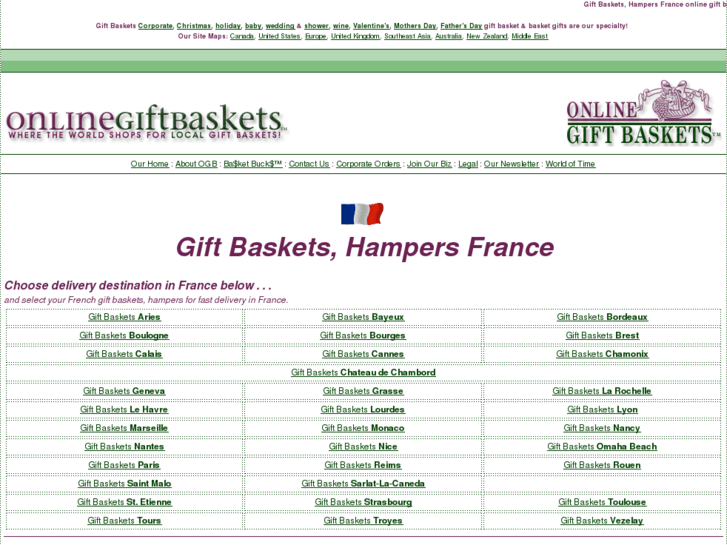 www.onlinegiftbasketsfrance.com