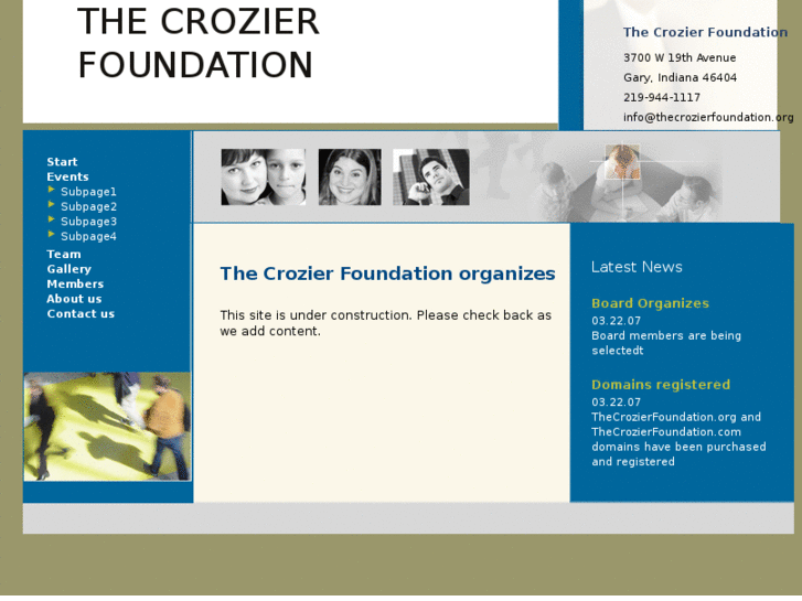 www.thecrozierfoundation.org