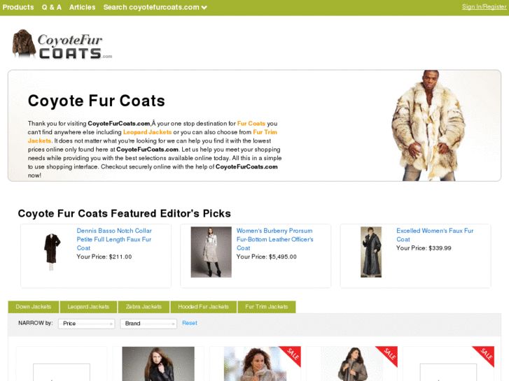 www.coyotefurcoats.com