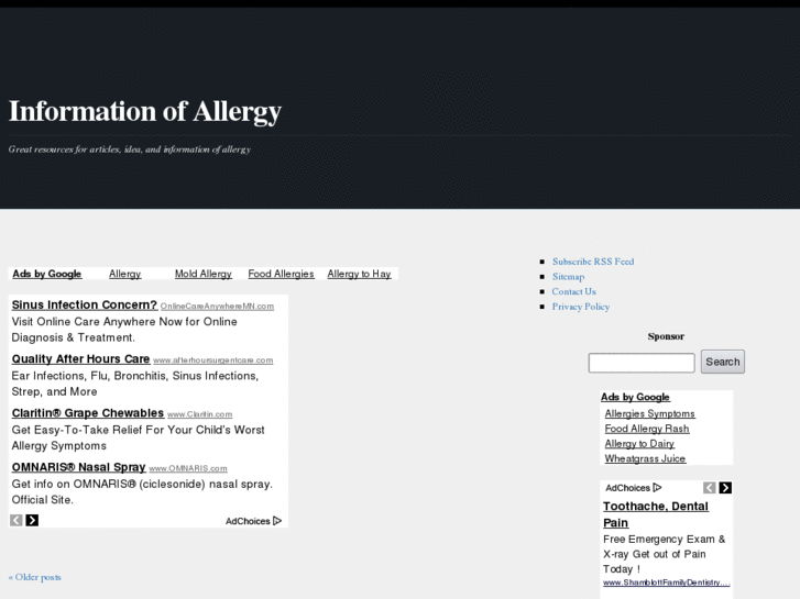 www.information-of-allergy.com