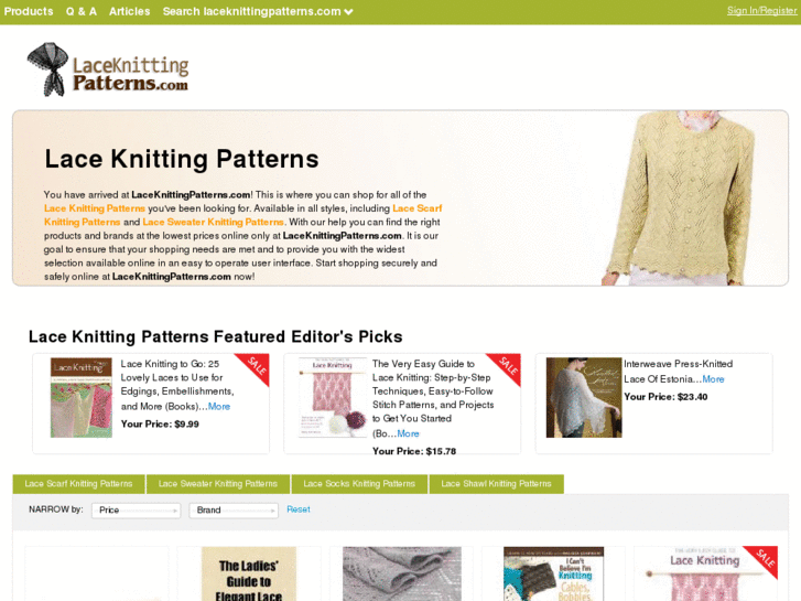 www.laceknittingpatterns.com