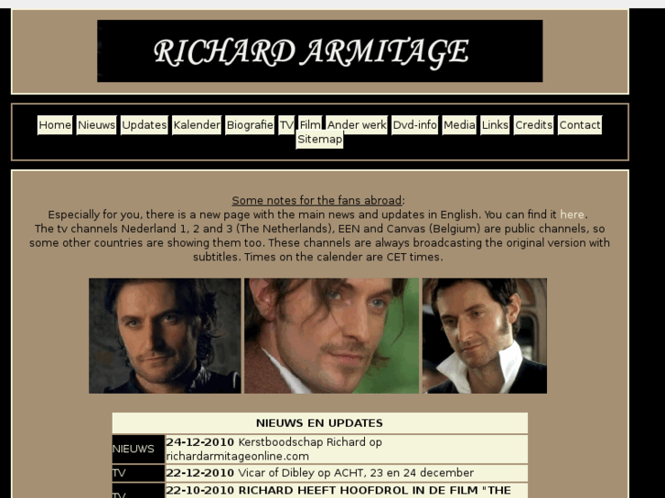 www.richardarmitage.nl