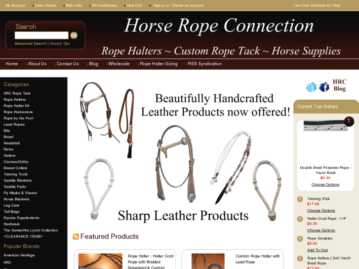 www.ropehaltersupply.com