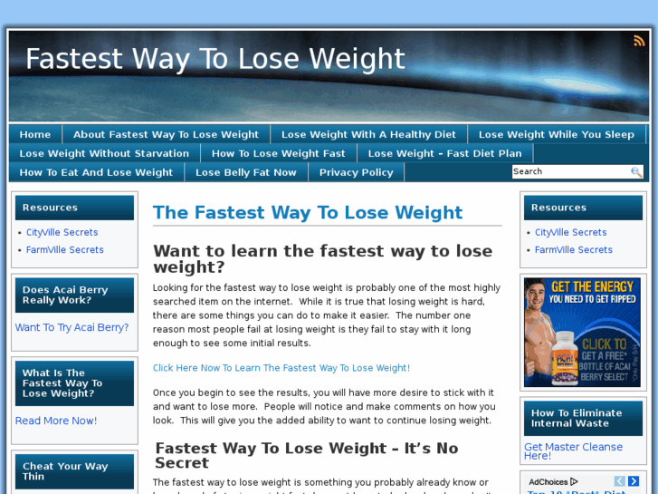 www.fastestwaytoloseweightsite.com