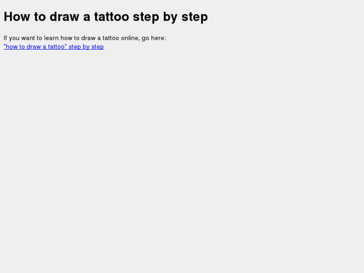 www.howtodrawatattoo.com