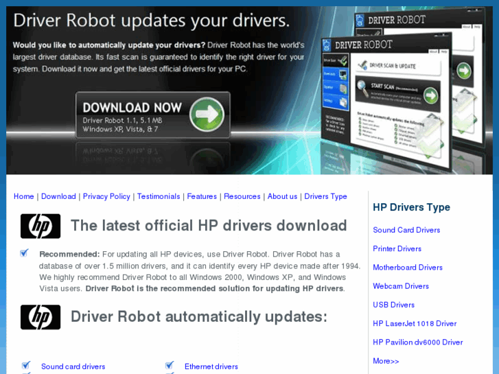 www.hp-drivers.org