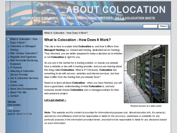 www.aboutcolocation.info