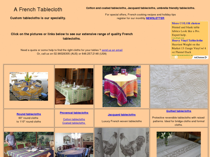 www.afrenchtablecloth.com