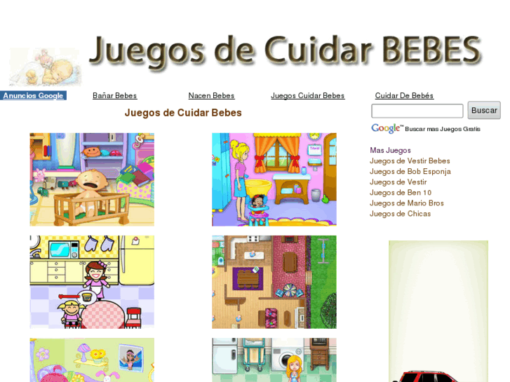 www.juegoscuidarbebes.com