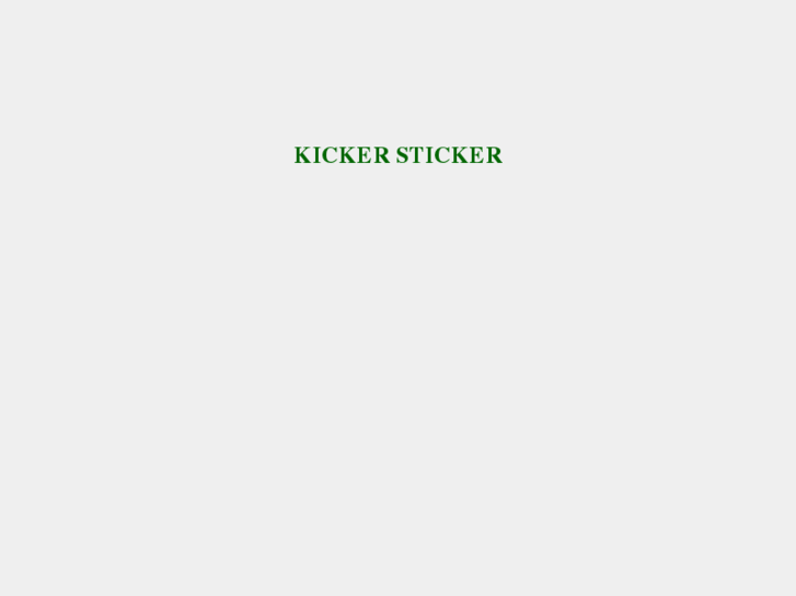 www.kicker-sticker.com