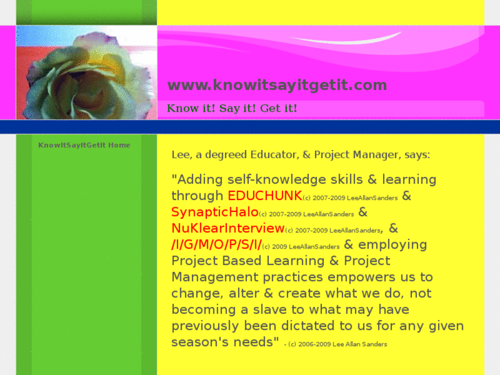 www.knowitsayitgetit.com