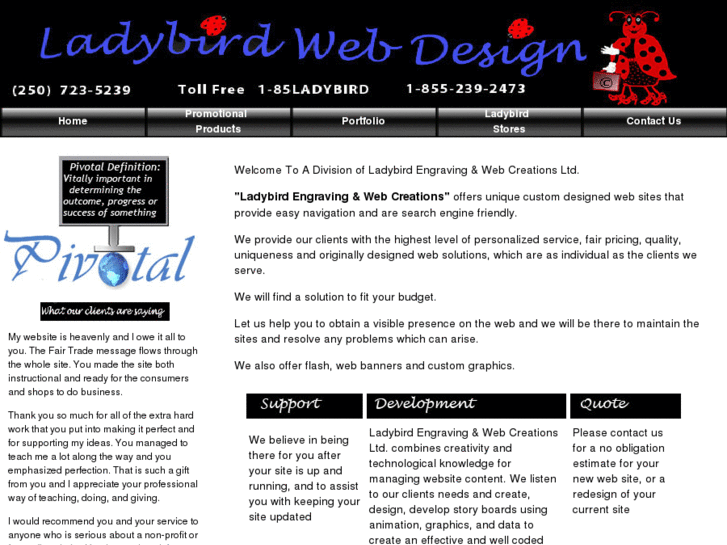 www.ladybirdwebdesign.info