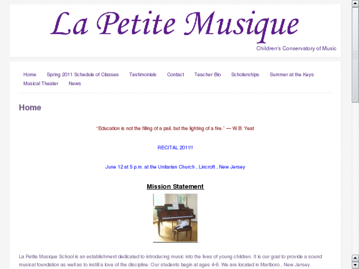 www.lapetitemusiqueschool.com