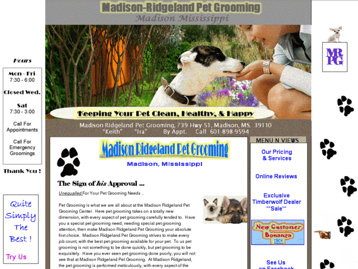 www.madisonridgelandpetgrooming.com