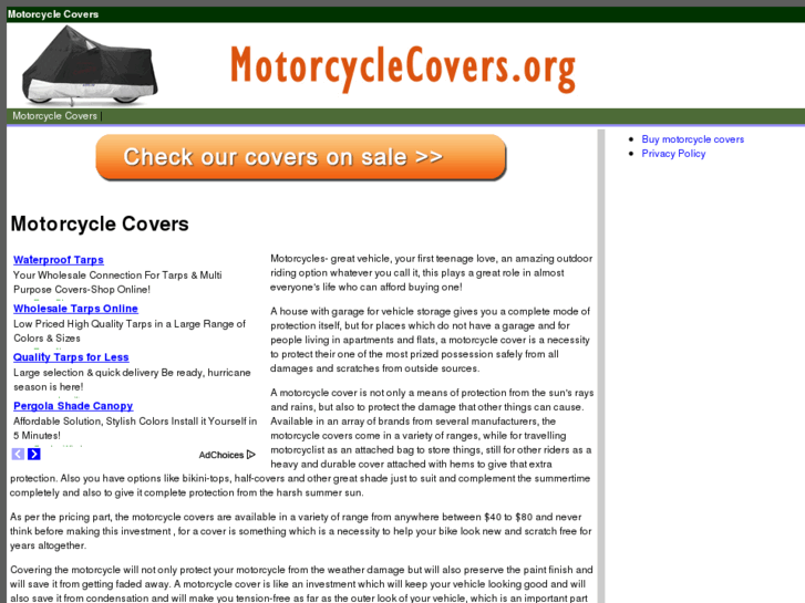 www.motorcyclecovers.org