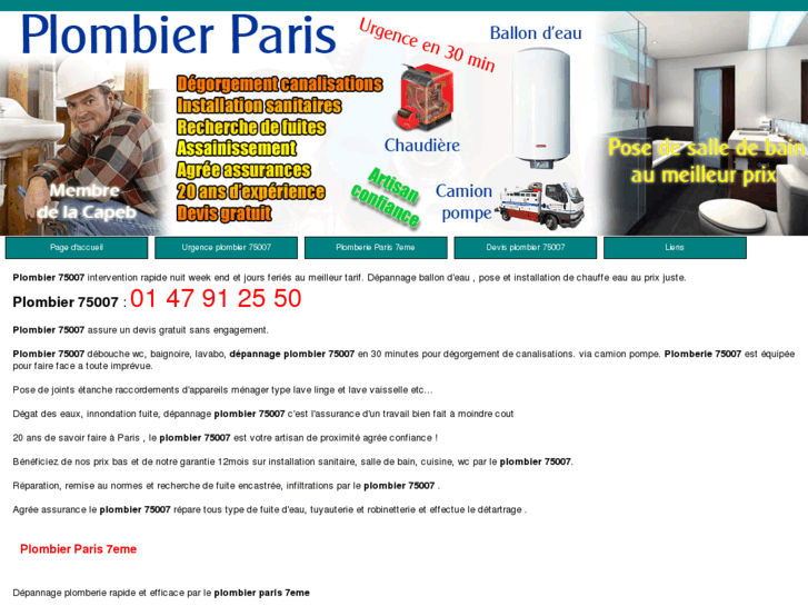 www.plombier75007.net