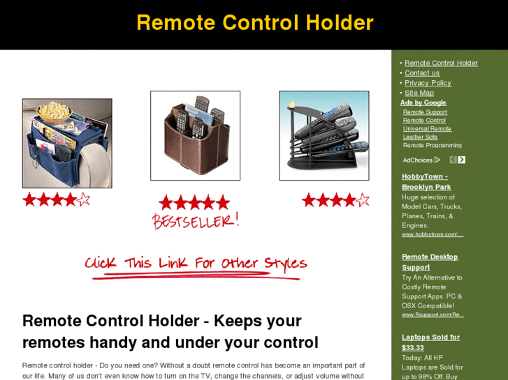 www.remotecontrolholder.info