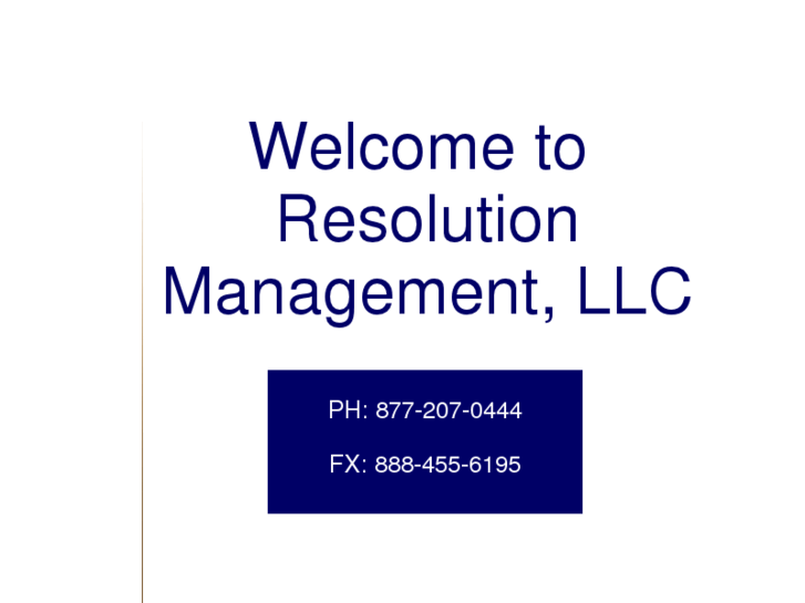 www.resolutionmgmt.com