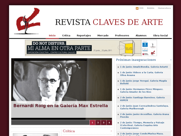 www.revistaclavesdearte.com