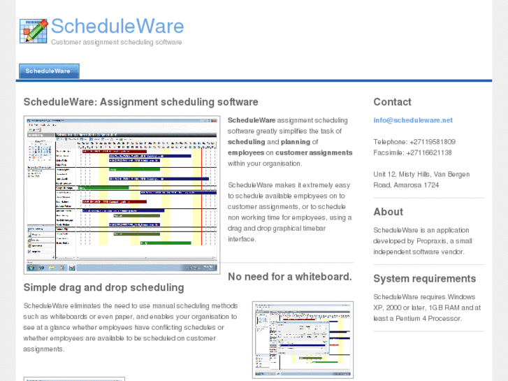 www.scheduleware.net
