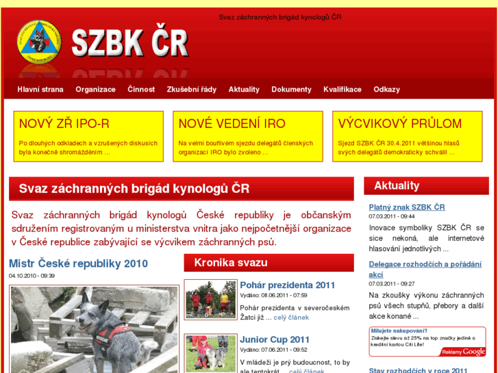 www.zachranari.cz