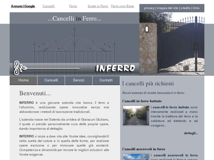 www.cancelliinferro.it