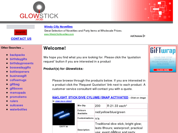 www.glowstick.mobi