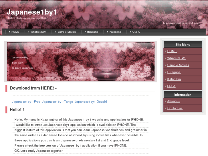 www.japanese1by1.com