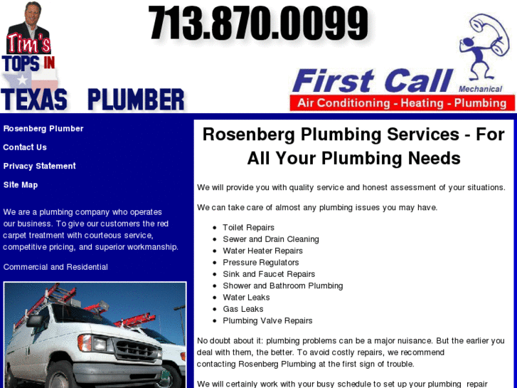 www.rosenbergplumber.com