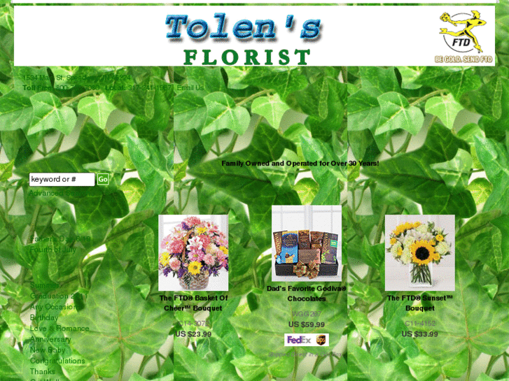 www.tolensflowers.com