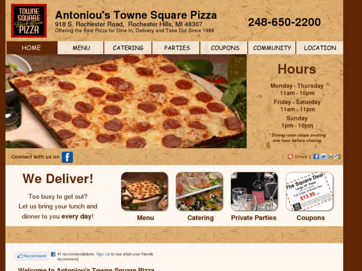 www.townesquarepizza.com